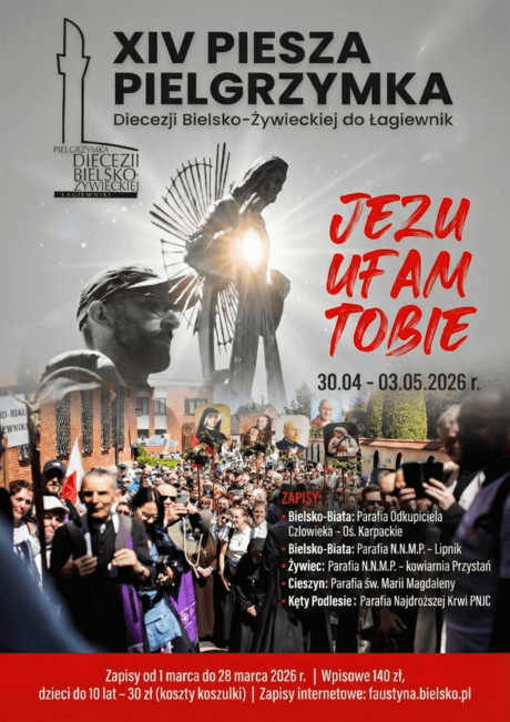 Plakat pielgrzymki na 2024